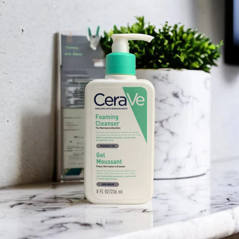 CeraVe Foaming Cleanser for Normal to Oily Skin