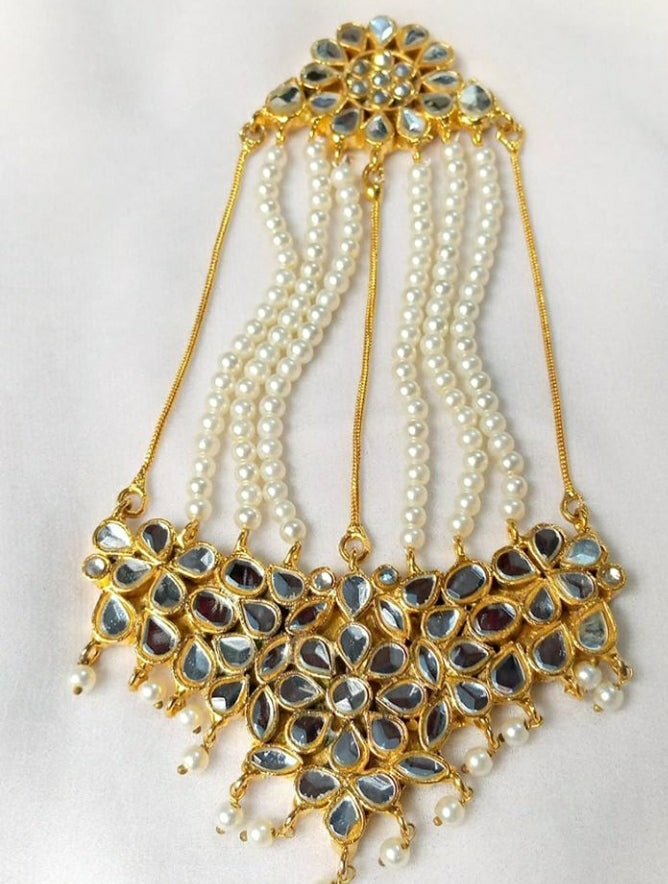 Stunning Kundan Jhoomar