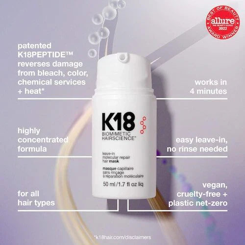 K18 Biomimetic Hairscience Leave-In Molecular Repair Mask