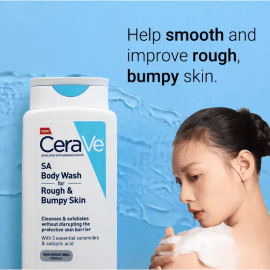 CeraVe SA Body Wash for Rough & Bumpy Skin - 296 ml