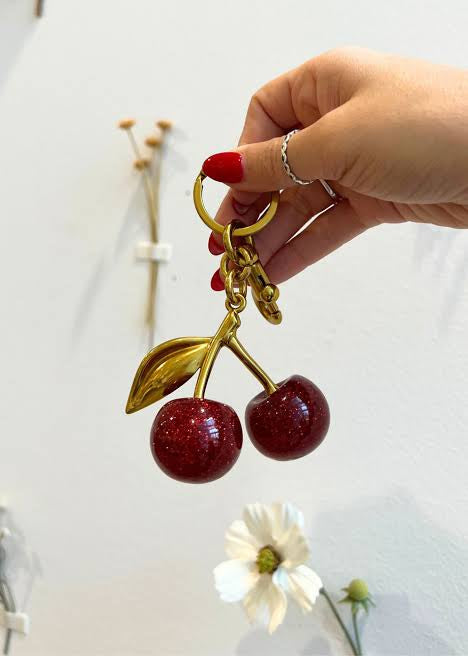 Cherry Bag Charm