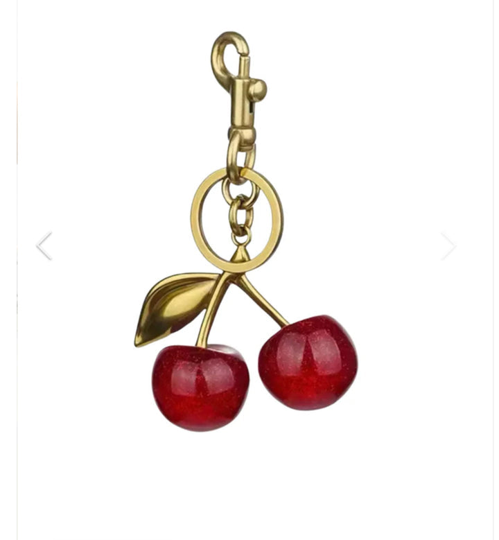 Cherry Bag Charm