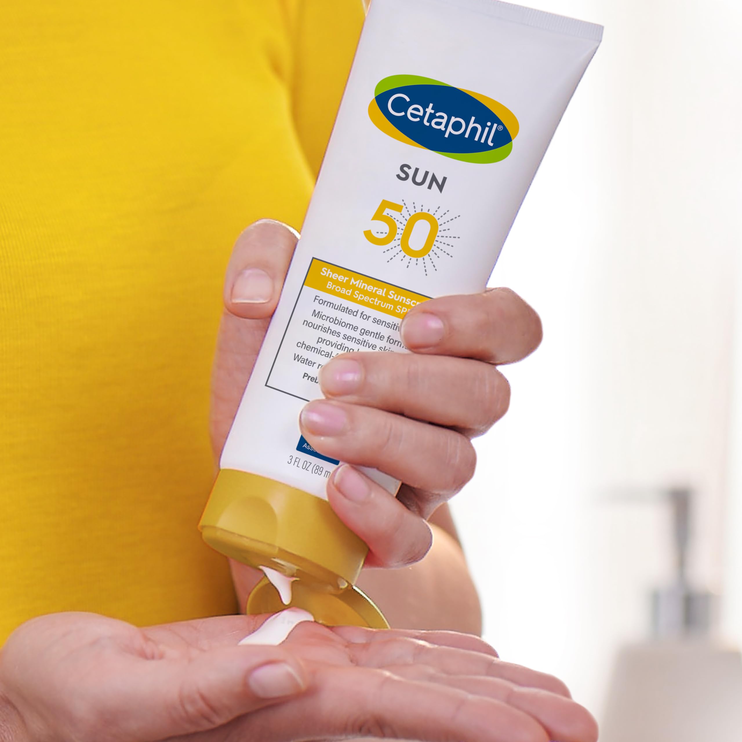Cetaphil Sheer Mineral Sunscreen broad Spectrum SPF 50 ( best for sensitive skin ) - Classy Touch Pk
