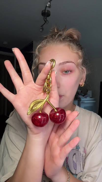 Cherry Bag Charm