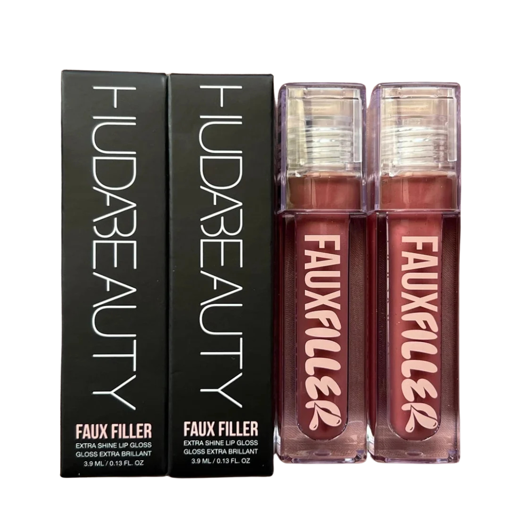 HUDA BEAUTY FAUX FILLER EXTRA SHINE LIP GLOSS