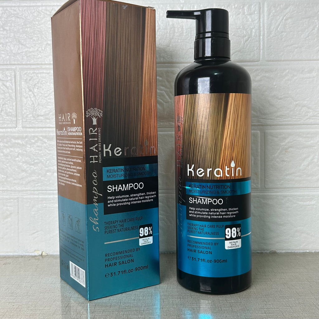Keratin Straightening Sulfate Free Hair Shampoo - Classy Touch Pk