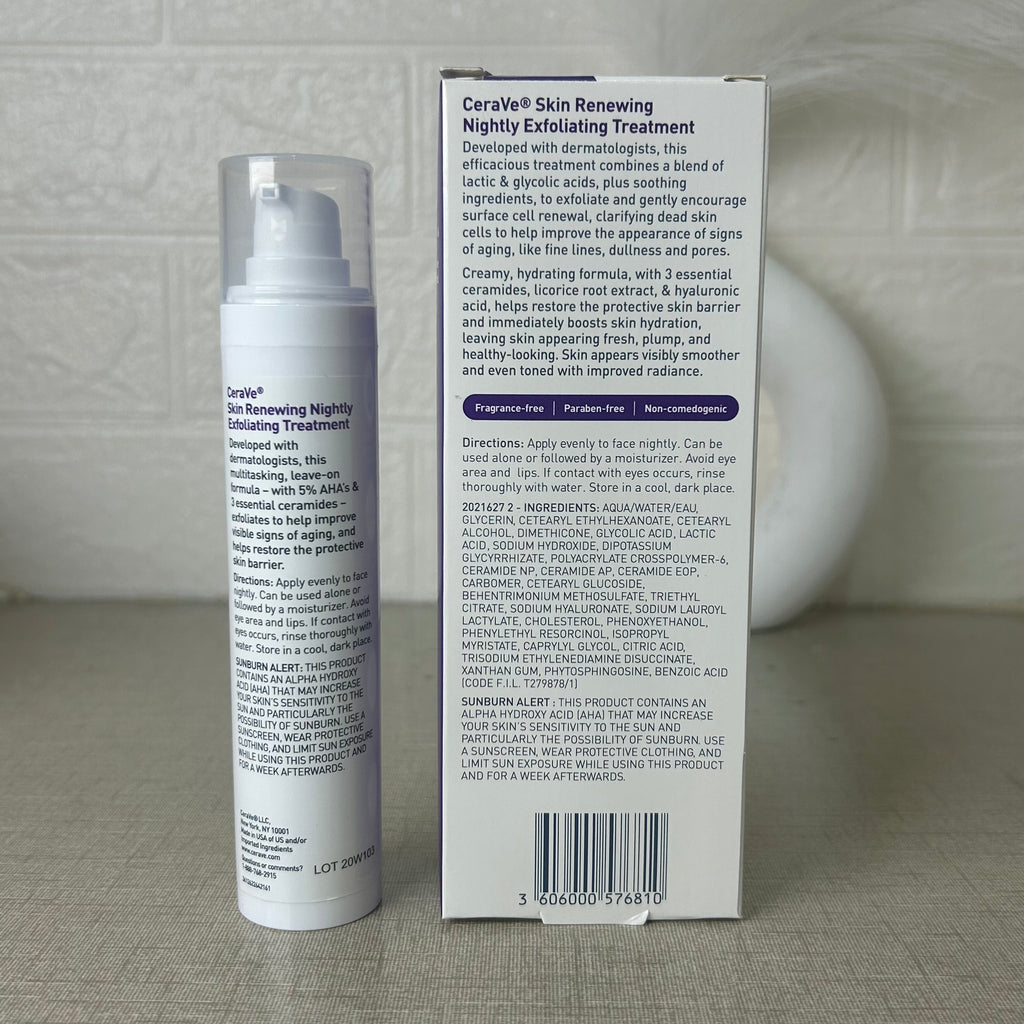 Cerave Skin Renewing Nightly Exfoliating Treatment - Classy Touch Pk