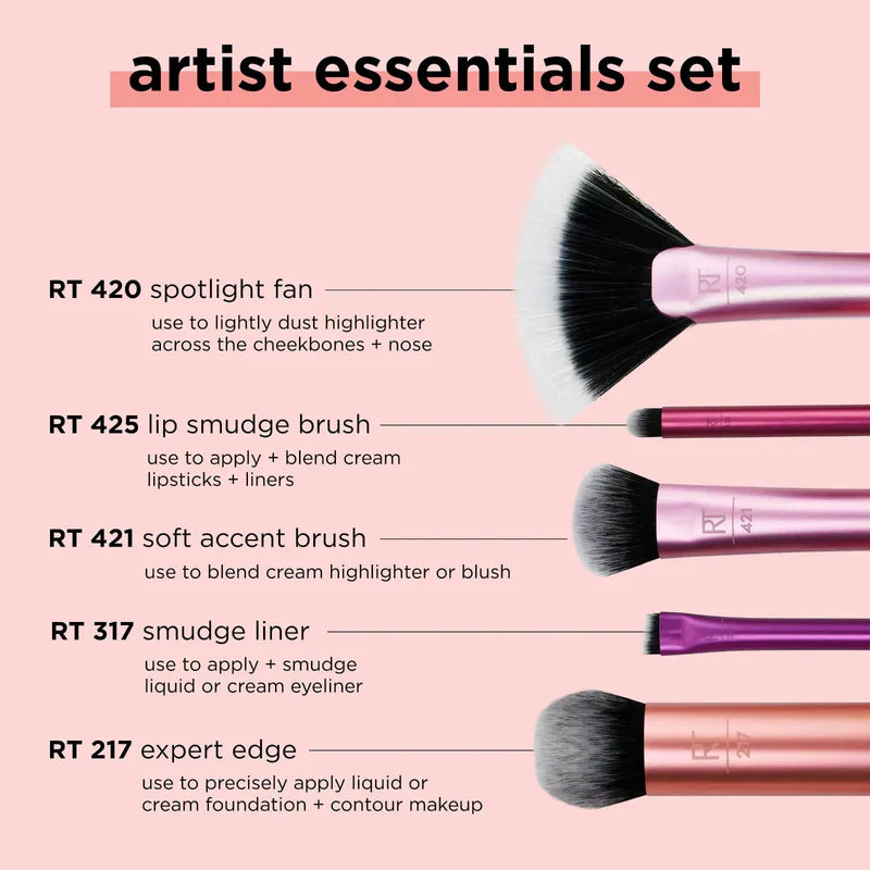 Real Techniques Artist Essentials Brush Set