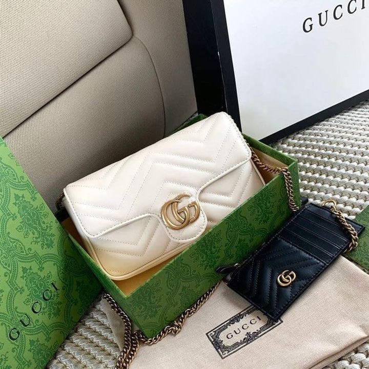GG CROSSBODY BAG WITH CARD HOLDER