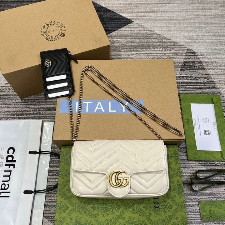 GG CROSSBODY BAG WITH CARD HOLDER