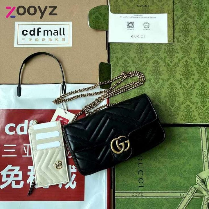 GG CROSSBODY BAG WITH CARD HOLDER